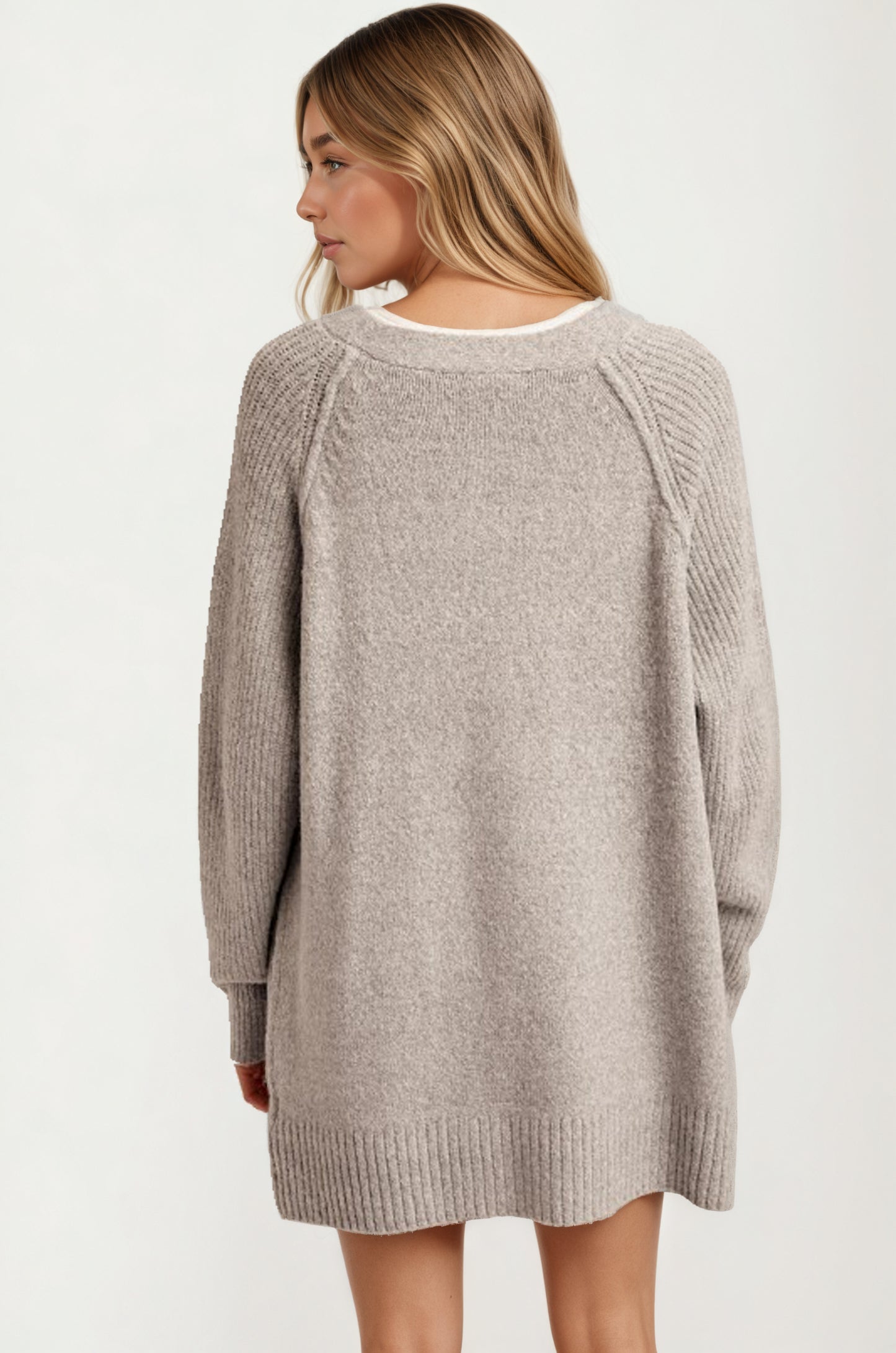 Classic Button-Front Cardigan with Patch Pockets