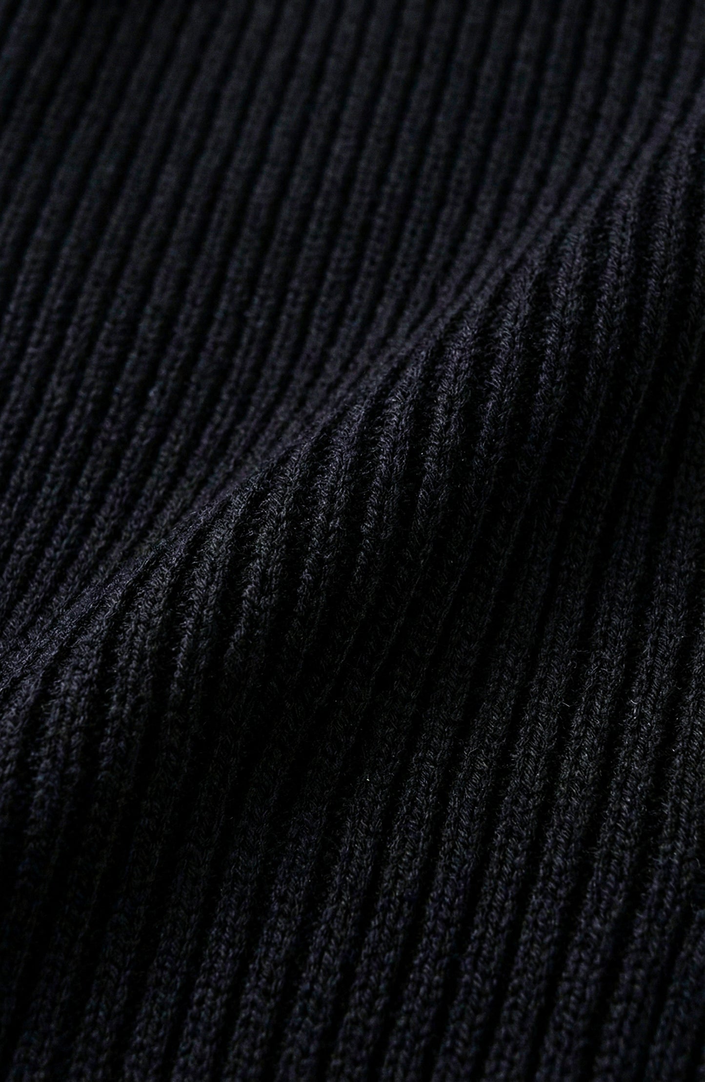 Sleeveless Ribbed Knit Vest with Button Front and Round Neck