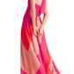 Halter Neck Colorblock Maxi Dress