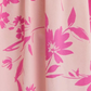 Elegant Pink Floral Square-Neck Midi Dress with Flutter Sleeves