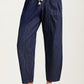Relaxed Pinstripe Drawstring Pants with Pockets
