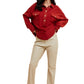 Relaxed Button-Up Utility Tunic with Patch Flap Pockets