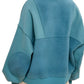 Quarter-Zip Fleece Panel Pullover with Oversized Utility Pockets