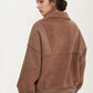 Half Zip Fleece Pullover with Utility Pockets
