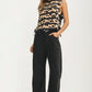 Sleeveless Sweater Vest with Side Tie Detailing