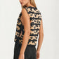 Sleeveless Sweater Vest with Side Tie Detailing