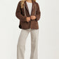 Cozy Hooded Sherpa Jacket with Snap Front and Relaxed Fit