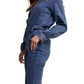 Denim Button-Front Flare Jumpsuit