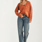 Patterned Button Cardigan with Relaxed Modern Fit
