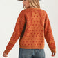 Patterned Button Cardigan with Relaxed Modern Fit