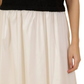 Chic Black and White Two-Tone Mini Gathered Dress