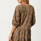 Tiered Mini Dress With Bow Embroidery