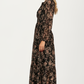 Long Sleeve Maxi Dress with Smocked Waist