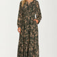 Long Sleeve Maxi Dress with Smocked Waist