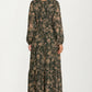 Long Sleeve Maxi Dress with Smocked Waist