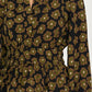 Floral Print Smocked Waist Long Sleeve Blouse