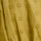 Smocked Waist Mini Dress with Ruffled Hem in Yellow